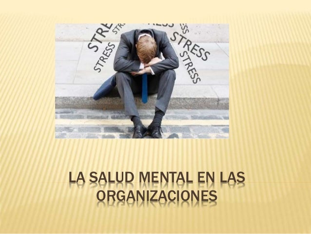 salud mental en las organizaciones