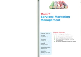 Chpater7 - Service Marketing Management