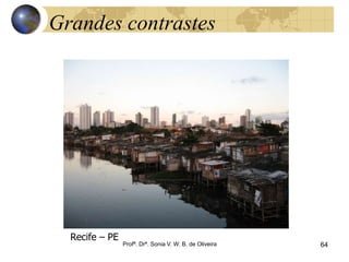 64
Profª. Drª. Sonia V. W. B. de Oliveira
Grandes contrastes
Recife – PE
 