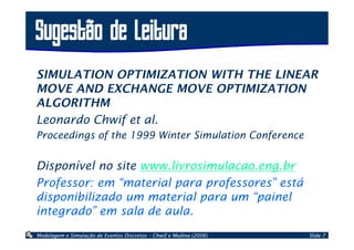 Simulação e Otimização