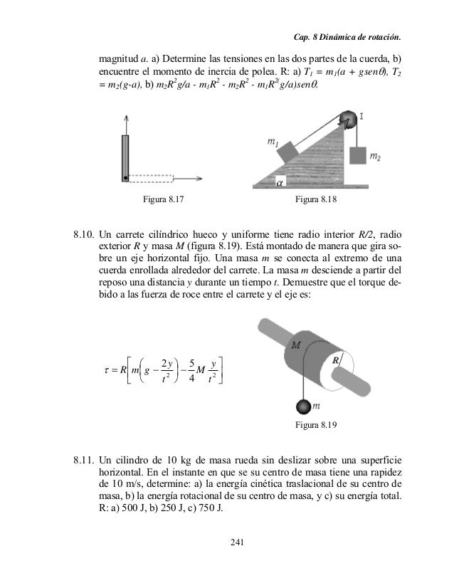 Capitulo 8 de Dinámica del movimiento