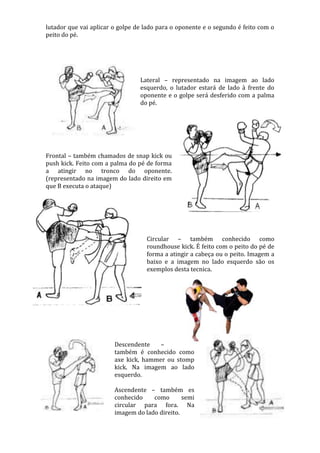 trabalho kickboxing