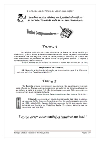 Colégio Estadual Tiradentes-Rio Real/Bahia. Página 160
 