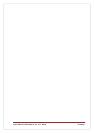 Colégio Estadual Tiradentes-Rio Real/Bahia. Página 483
 