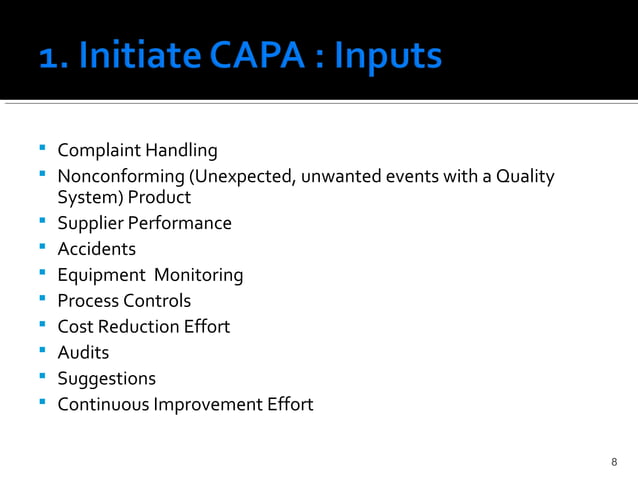 Effective CAPA Implementation in a Management System - Praneet Surti