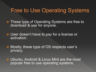 Operating Systems - Basic Introduction | PPT