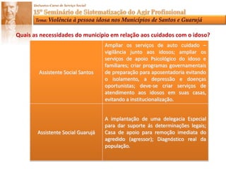 Norma Operacional Básica (NOB - SUAS  / julho 2005)ESTRUTURA DO TRABALHOCAPITULO II: A VIOLÊNCIA  E OS DESAFIOS PARA  O SERVIÇO SOCIAL 