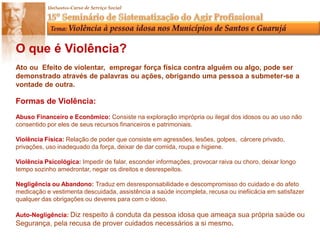 Ressaltamos a interface necessária com as outras Políticas como: Saúde, Previdência , Habitação, Esporte, Lazer e Cultura.