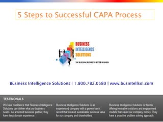 Capa A Five Step Action Plan | PDF