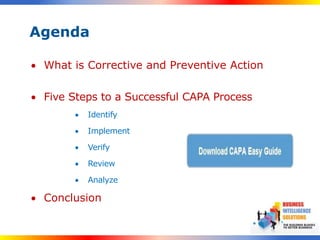 Capa A Five Step Action Plan | PDF