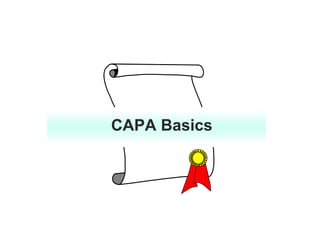 CAPA Basics
 