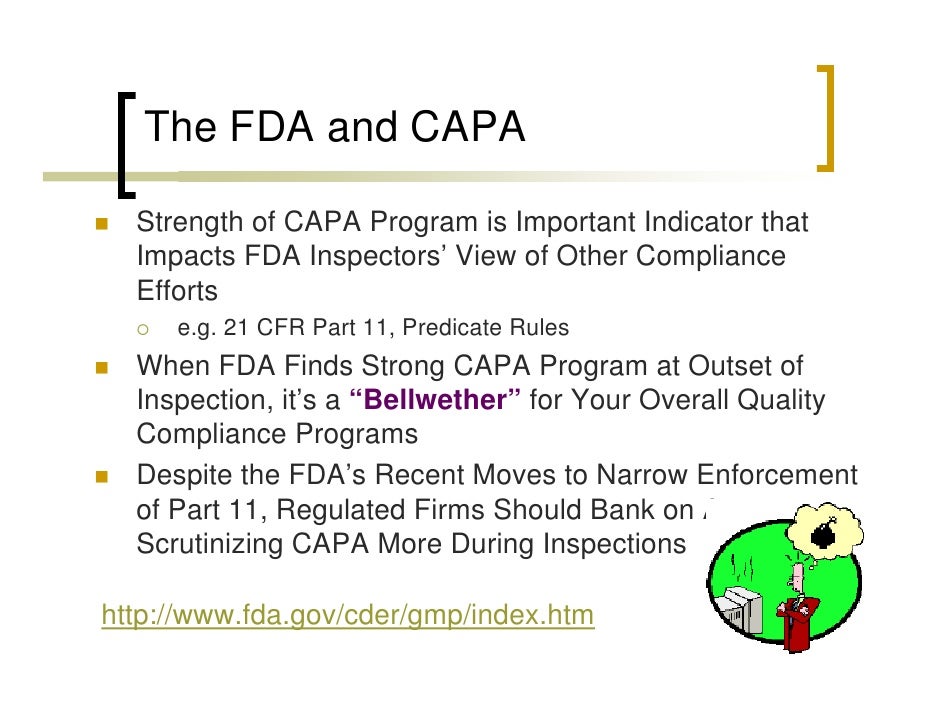 Understanding Capa Understanding Capa Fda : The Guide to CAPA & Root Cause Analysis in FDA ...
