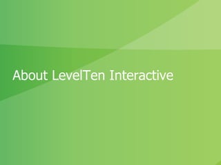 About LevelTen Interactive 