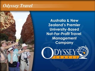 Australia & New Zealand’s Premier University-Based Not-For-Profit   Travel  Management Company Odyssey Travel 