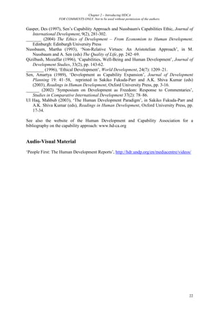 Capabilities approach | PDF