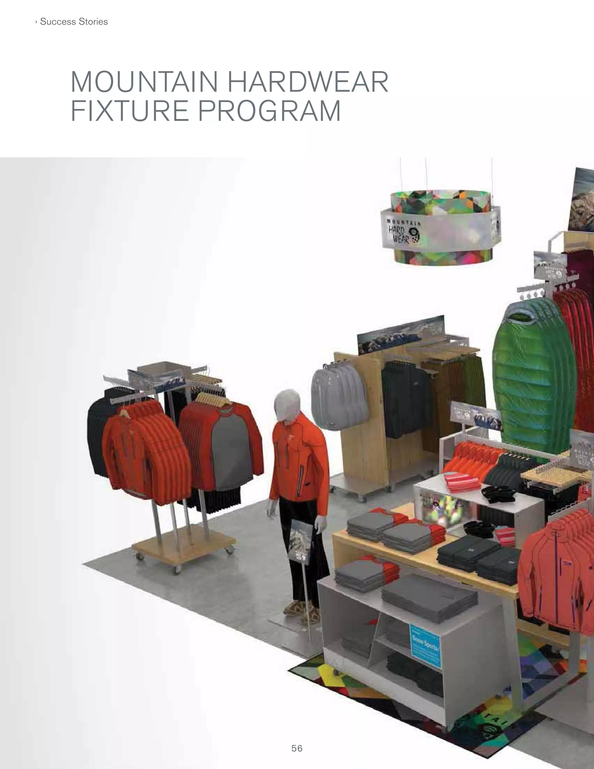 › Success Stories

MOUNTAIN HARDWEAR
FIXTURE PROGRAM

56

 