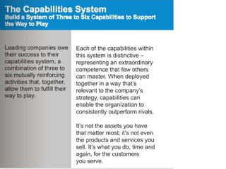 Capability Driven Capabilities driven strategy | PPT