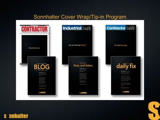 Sonnhalter Cover Wrap/Tip-in Program
 