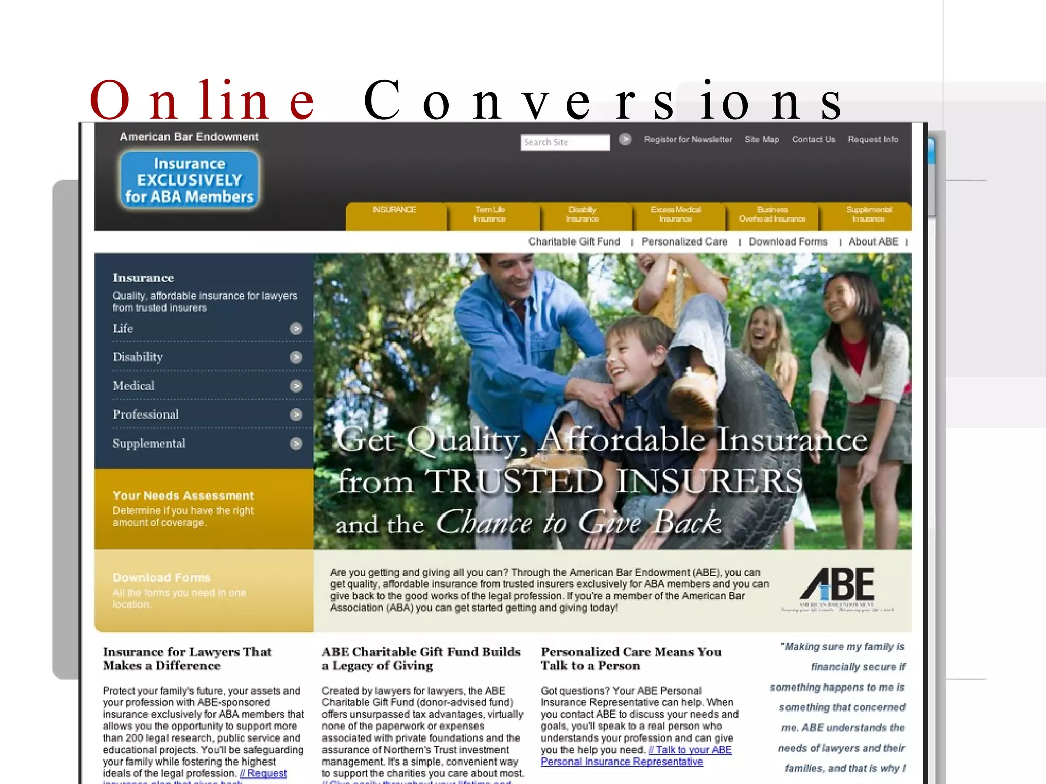 Online  Conversions 