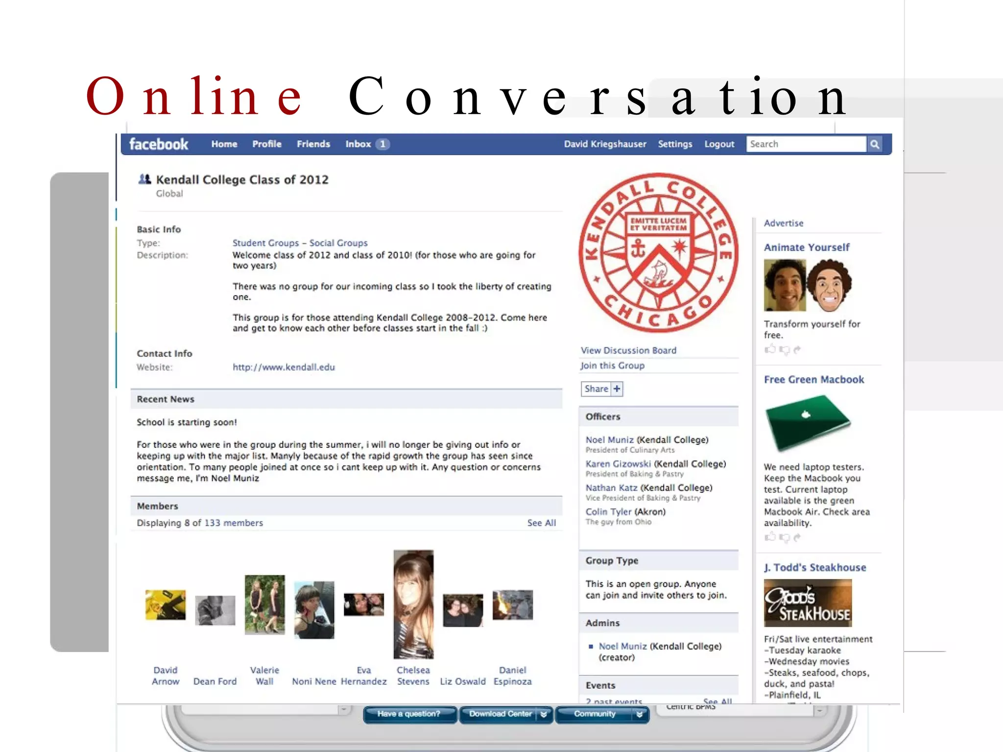 Online  Conversation 