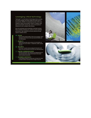 TeamLogic IT Capabilities Brochure