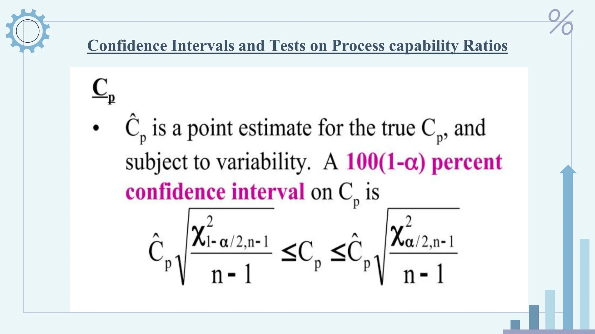 Confidence Intervals and Tests on Process capability Ratios
 