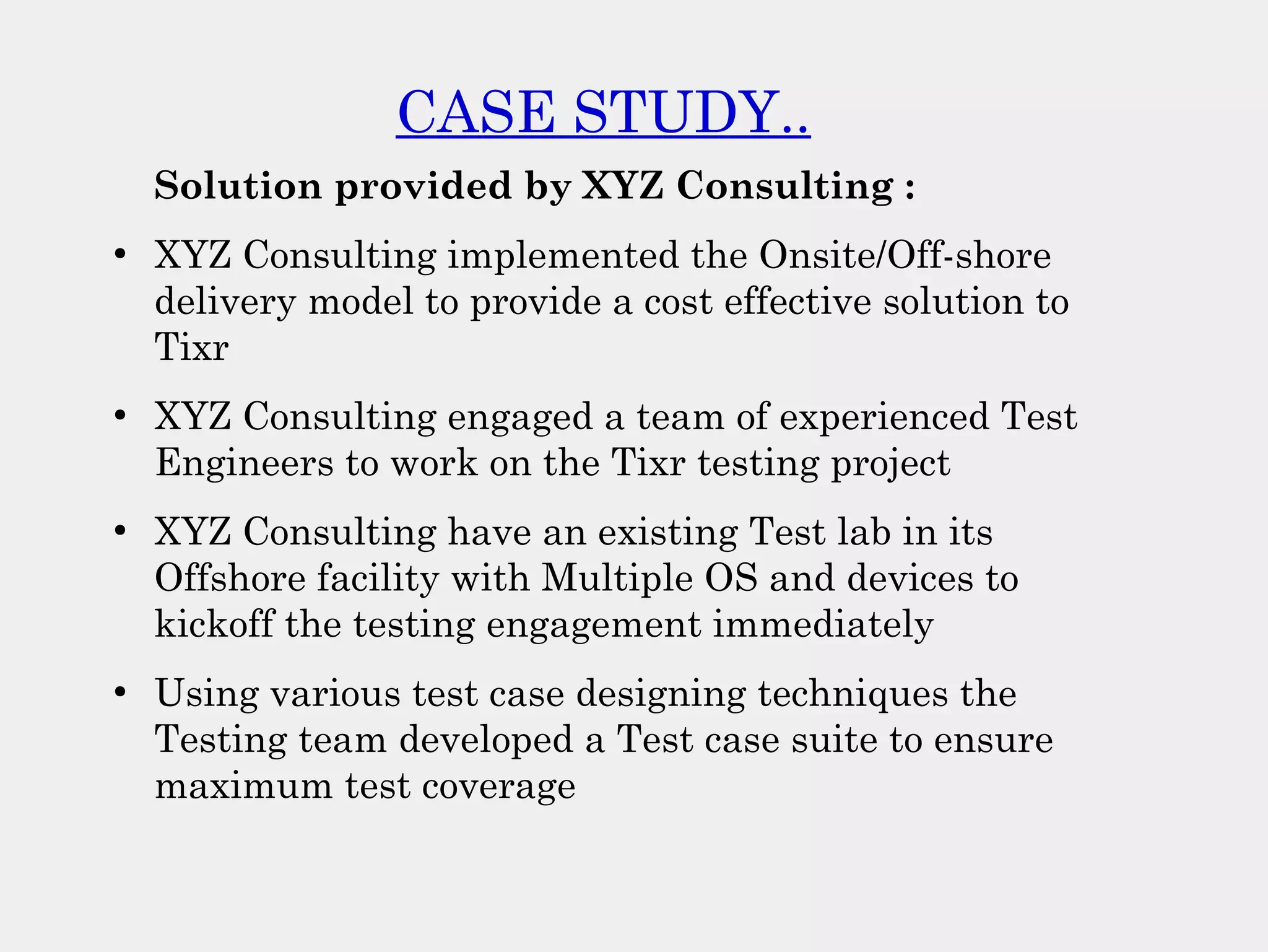 Software Testing Capability doc | ODP