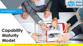 Capability
Maturity
Model
Your Company Name
 