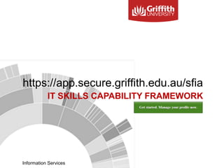 Information Services
IT SKILLS CAPABILITY FRAMEWORK
 
