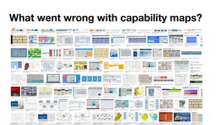 What went wrong with capability maps?
 