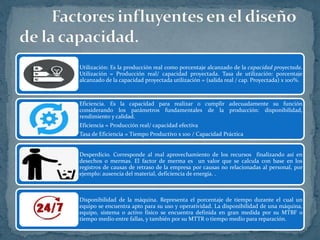 Capacidad de planta | PDF