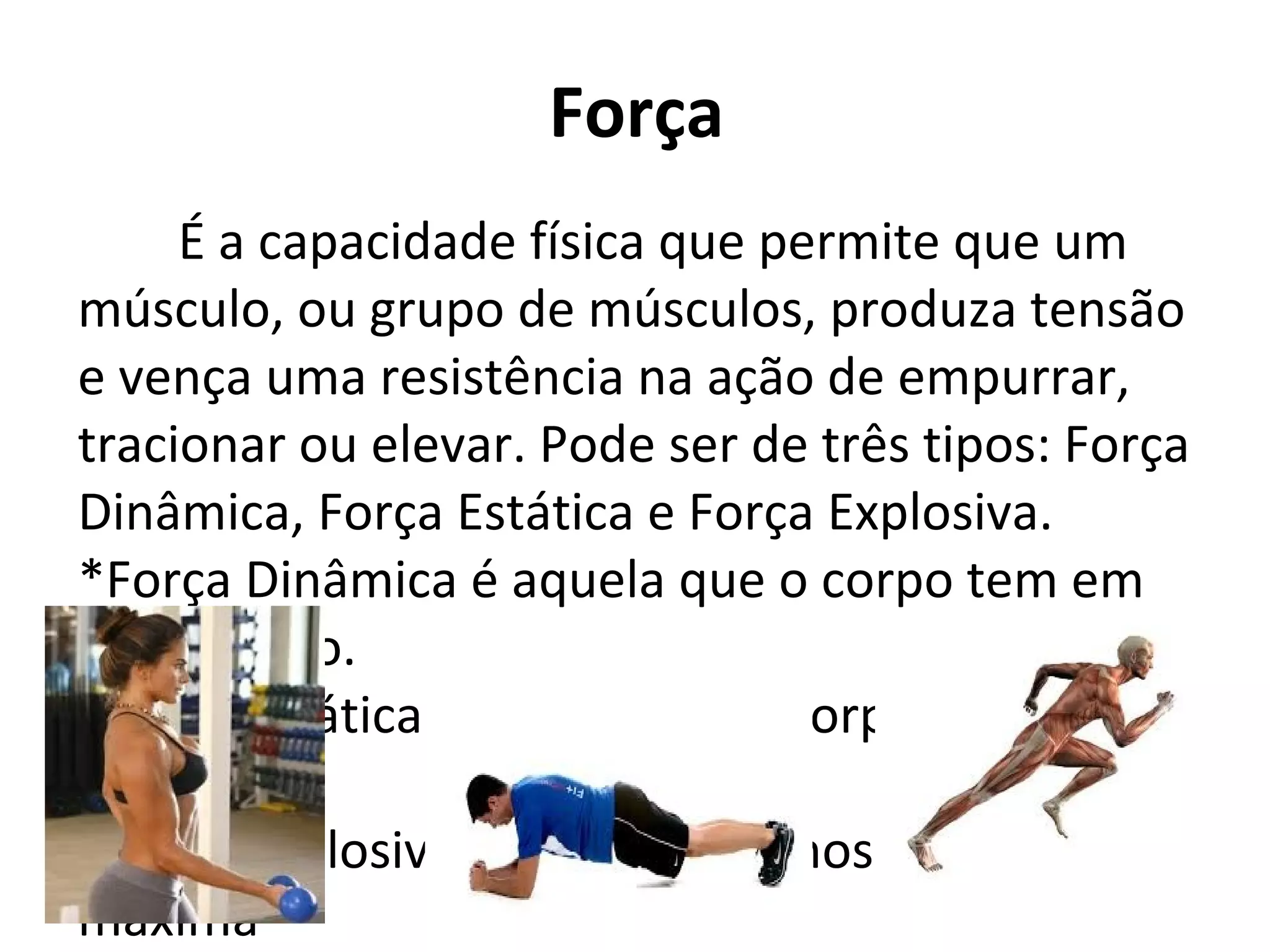 Capacidade física | PPT | Download Gratuito