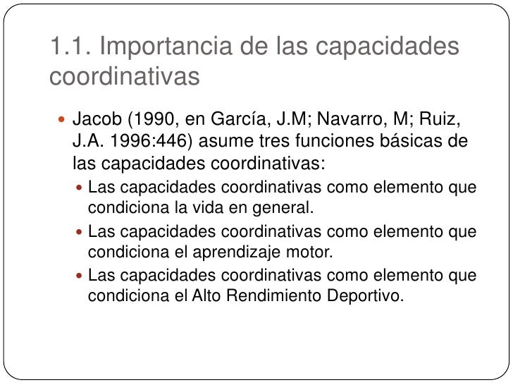 Capacidades coordinativas Facultad de adaptación