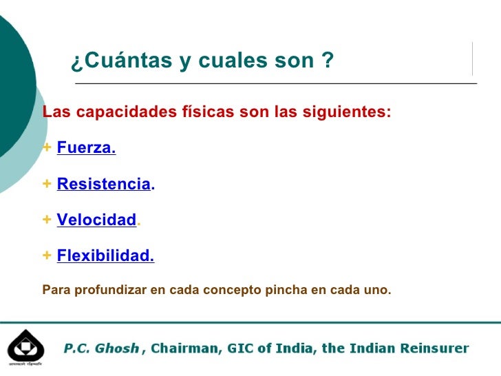 Capacidades físicas básicas