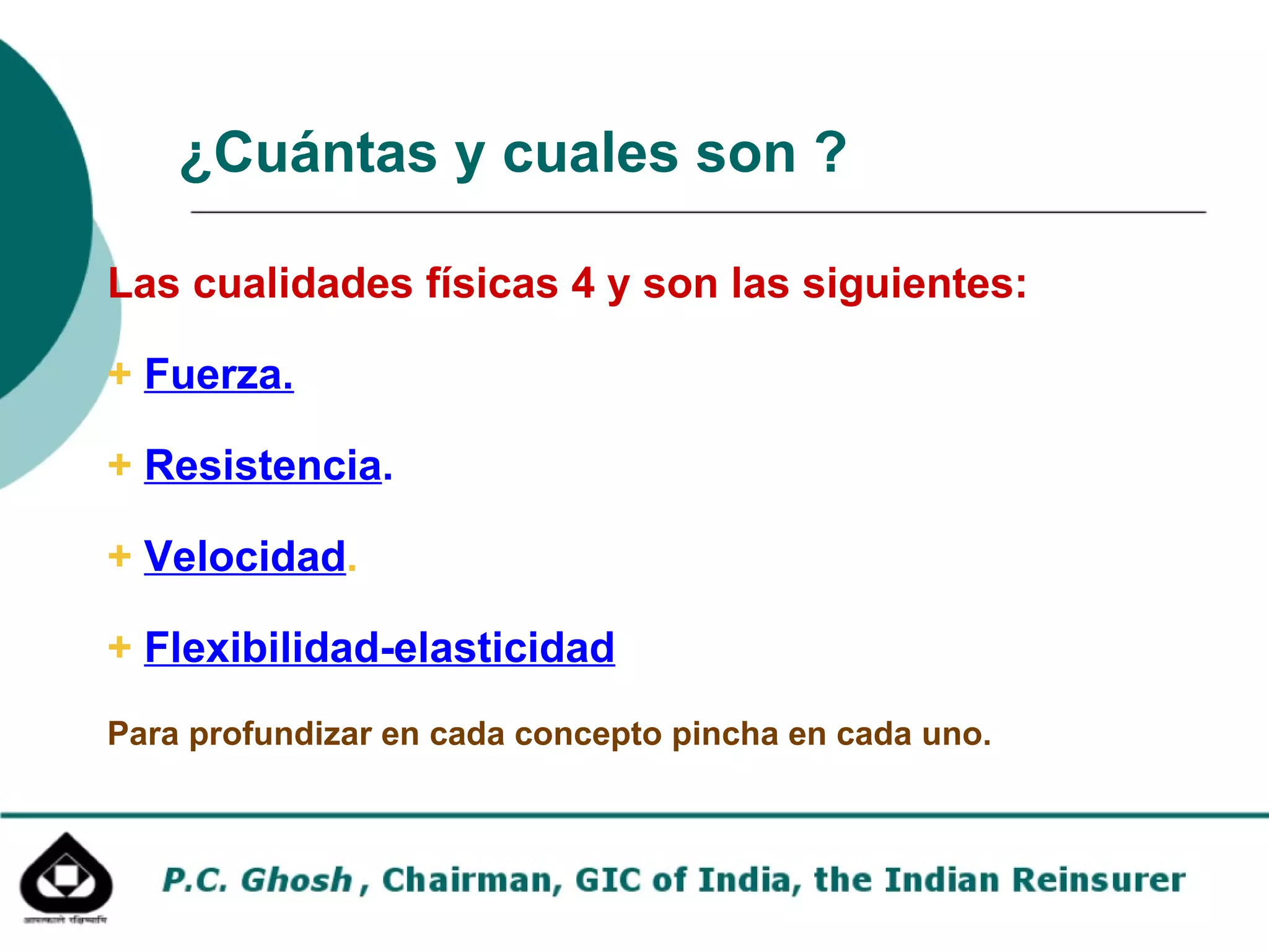 Capacidades Fisicas Basicas | PPT