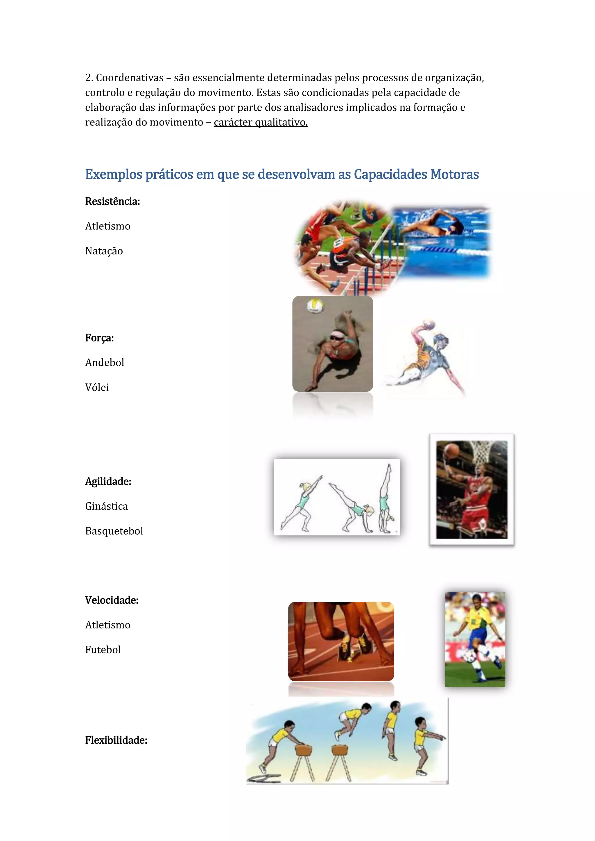 Capacidades motoras - Educação Física 11ºano | PDF