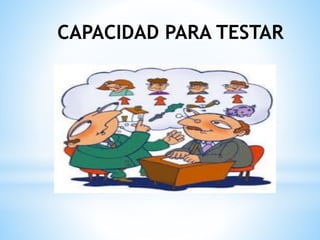 Capacidad para testar y heredar | PDF