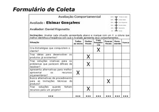 Formulário de Coleta
 