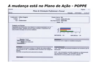 A mudança está no Plano de Ação - POPPE
 
