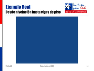 Ejemplo Real  Desde nivelación hasta vigas de piso 