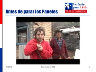 Antes de parar los Paneles 