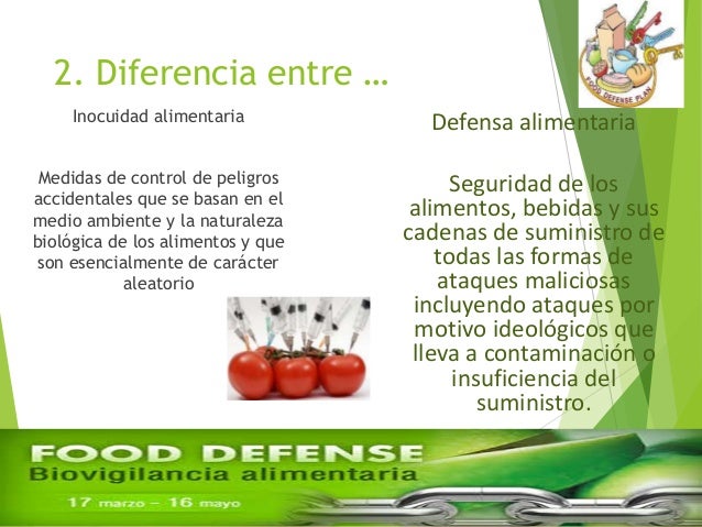 Bioterrorismo: inocuidad y defensa de los alimentos