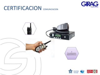 CERTIFICACION   COMUNICACION
 