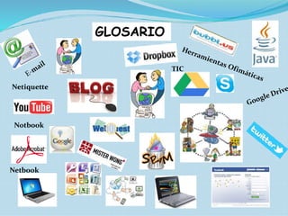 Netiquette 
TIC 
Notbook 
Netbook 
GLOSARIO 
 