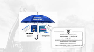 En ejerCICIode sus facultades legales en es~l, de las cor.fendas en 01¡mk:ulo 1 del
Decreto Legl$lallVo 539 de 2020 y.
EL MINISTRO DE SALUD Y PROTECCION SOCIAl
PO( medIO de la cual se adopta el protocolo de btoseguridad para el maneJo y control del
riesgo del coronavirus COVID-19 en la prestación de los selVlClOSde Sllud. IIlcluldas las
actIVIdadesadmtllstralNJs. de apoyo yaLmentaaon
t 4 JUL 2020
MINISTERIO DE SAlUD Y PROTECCION SOCIAL
RESOLUCION NÚMERO .c : 1155 DE 2020
- =-:.=;::::._~~
.. ~=.;."=-_ ..
- ~-=.::.=-==-~
,_._.-
 
