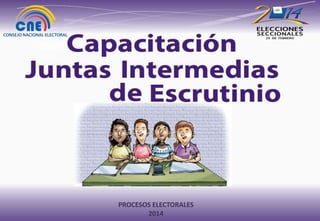 PROCESOS ELECTORALESTÉCNICA
COORDINACIÓN NACIONAL
2014
de PROCESOS ELECTORALES

 