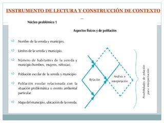 INSTRUMENTO DE LECTURA Y CONSTRUCCIÓN DE CONTEXTO 