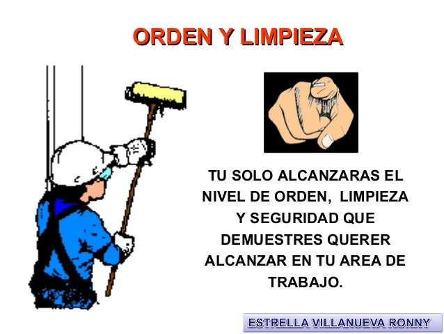 capacitación orden y limpieza
