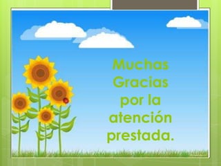 Muchas
 Gracias
  por la
atención
prestada.
 