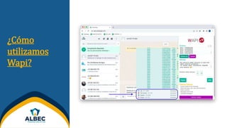 Capacitación chatbot Wapi para enviar por whatsapp | PPTX